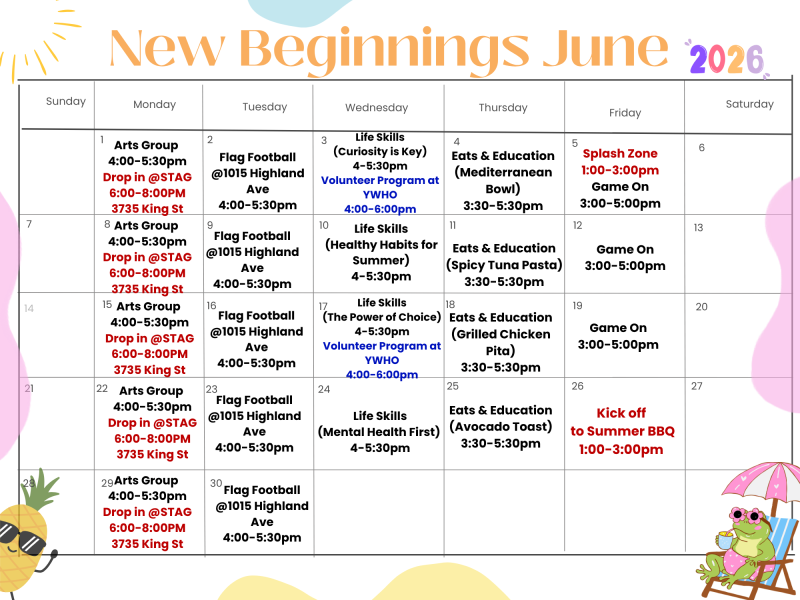 June Calendar