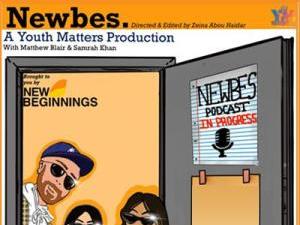 Newbes Podcast Illustration of both hosts as cartoon characters